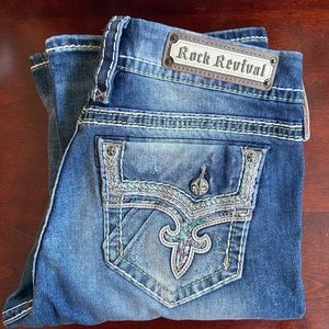 Women’s Sz 32 Rock Revival Hyero Bootcut Jeans